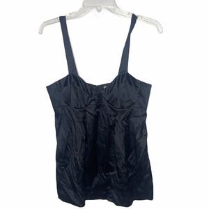 Rebecca Taylor Black Silk Tank Top.